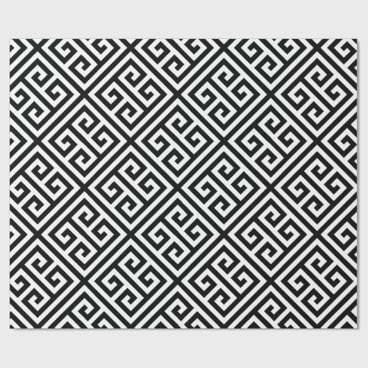 Schwarzweißbachelor Geschenkpapier (Flach)