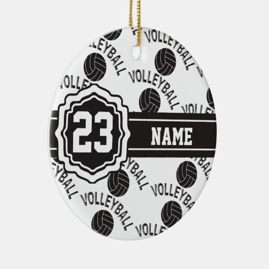 Schwarzweißball Keramikornament (Rechts)