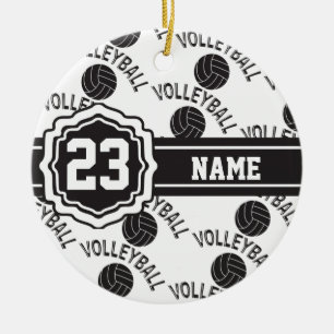 Schwarzweißball Keramikornament
