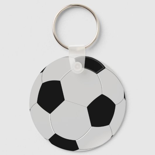 Schwarzweißball Schlüsselanhänger (Vorderseite)