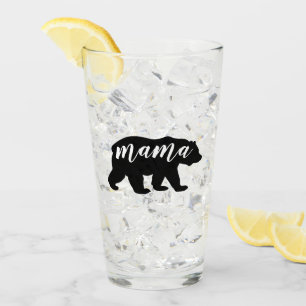 Schwarzweißbär Glas