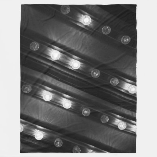 Schwarzweißbeleuchtung Fleecedecke (Vorderseite)