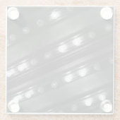 Schwarzweißbeleuchtung Glasuntersetzer (Rückseite)