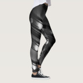 Schwarzweißbeleuchtung Leggings (Rechts)