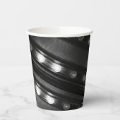 Schwarzweißbeleuchtung Pappbecher (Links)