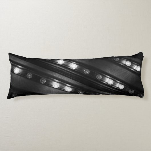 Schwarzweißbeleuchtung Seitenschläferkissen (Vorderseite)