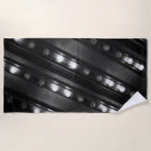 Schwarzweißbeleuchtung Strandtuch (Vorderseite)