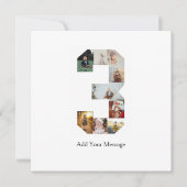 Schwarzweißbild 3 FotoCollage Ankündigung (Vorderseite)