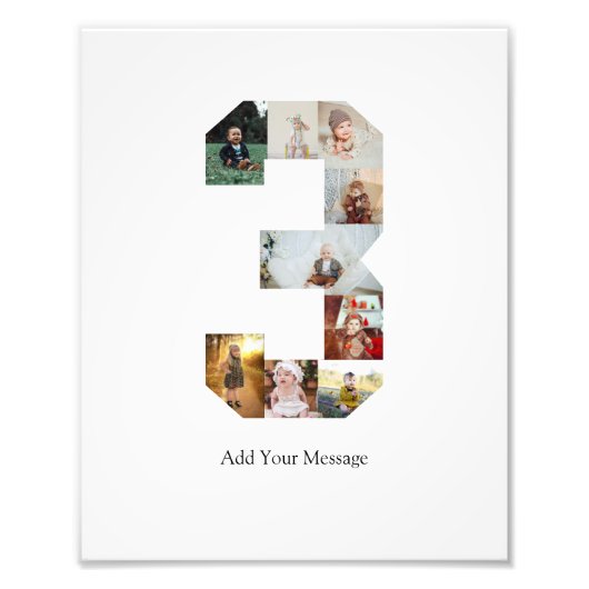 Schwarzweißbild 3 FotoCollage Fotodruck (Vorne)