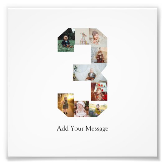 Schwarzweißbild 3 FotoCollage Fotodruck (Vorne)