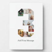 Schwarzweißbild 3 FotoCollage Fotoplatte (Vorderseite)