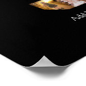 Schwarzweißbild 3 FotoCollage Poster (Ecke)