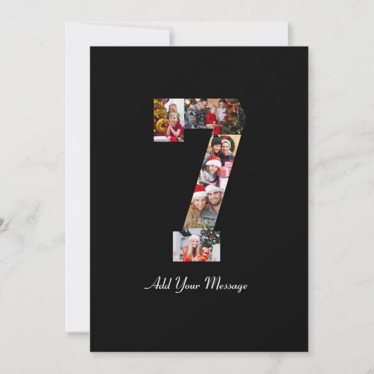 Schwarzweißbild 7 FotoCollage Ankündigung (Vorderseite)