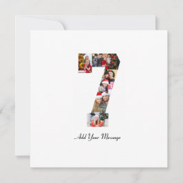 Schwarzweißbild 7 FotoCollage Feiertagskarte