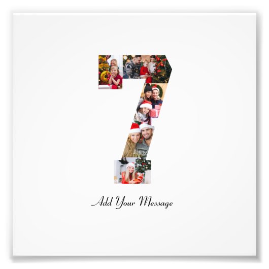 Schwarzweißbild 7 FotoCollage Fotodruck (Vorne)