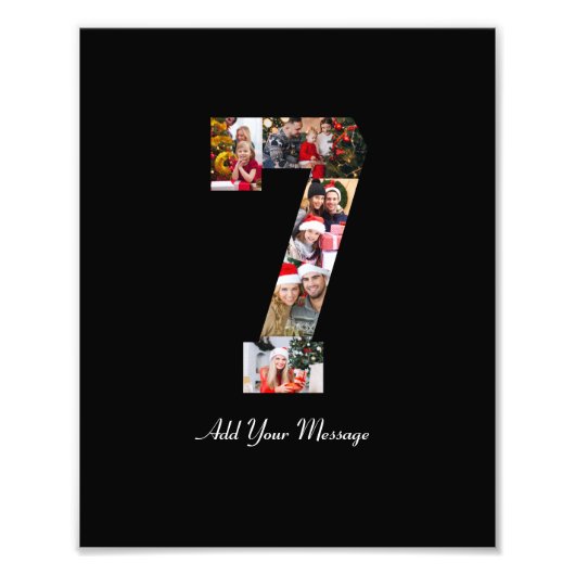 Schwarzweißbild 7 FotoCollage Fotodruck (Vorne)