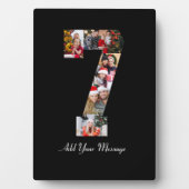 Schwarzweißbild 7 FotoCollage Fotoplatte (Vorderseite)