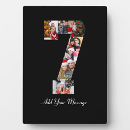 Schwarzweißbild 7 FotoCollage Fotoplatte