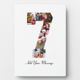 Schwarzweißbild 7 FotoCollage Fotoplatte