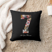 Schwarzweißbild 7 FotoCollage Kissen (Decke)