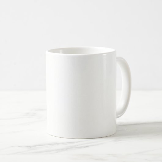 Schwarzweißbild eines verzierten Designs Kaffeetasse (VorderseiteRechts)