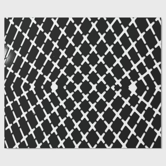 Schwarzweißbild Geschenkpapier (Flach)