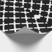 Schwarzweißbild Geschenkpapier (Ecke)