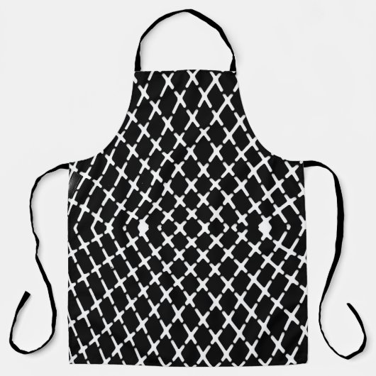 Schwarzweißbild Schürze (Vorderseite)