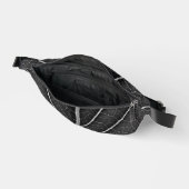 Schwarzweißblatt nah bauchtasche (Offen)
