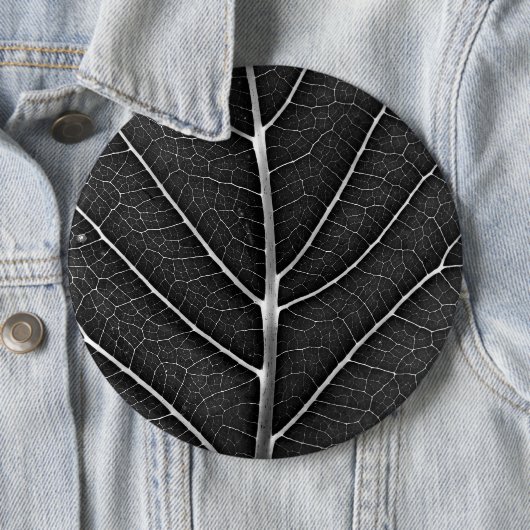 Schwarzweißblatt nah button (Beispiel)