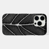 Schwarzweißblatt nah Case-Mate iPhone hülle (Rückseite (Horizontal))