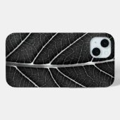 Schwarzweißblatt nah Case-Mate iPhone hülle (Rückseite (Horizontal))