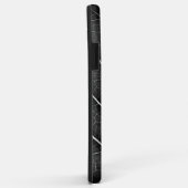 Schwarzweißblatt nah Case-Mate iPhone hülle (Hinten/Rechts)