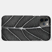 Schwarzweißblatt nah Case-Mate iPhone hülle (Rückseite (Horizontal))