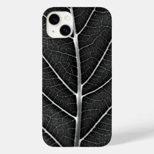 Schwarzweißblatt nah Case-Mate iPhone 14 plus hülle