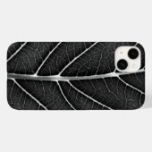 Schwarzweißblatt nah Case-Mate iPhone hülle (Rückseite (Horizontal))
