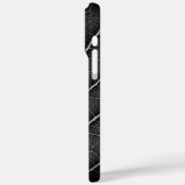 Schwarzweißblatt nah Case-Mate iPhone hülle (Rückseite / Links)