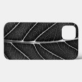 Schwarzweißblatt nah Case-Mate iPhone hülle (Rückseite (Horizontal))