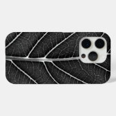 Schwarzweißblatt nah Case-Mate iPhone hülle (Rückseite (Horizontal))