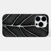 Schwarzweißblatt nah Case-Mate iPhone hülle (Rückseite (Horizontal))