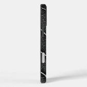 Schwarzweißblatt nah Case-Mate iPhone hülle (Rückseite / Rechts)