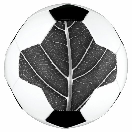 Schwarzweißblatt nah fußball (Vorderseite)