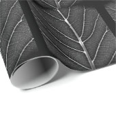 Schwarzweißblatt nah geschenkpapier (Rolleneckpunkt)