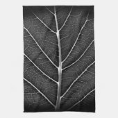 Schwarzweißblatt nah geschirrtuch (Vertikal)