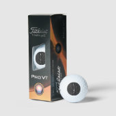 Schwarzweißblatt nah golfball (Verpackung)