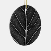 Schwarzweißblatt nah keramik ornament (Rechts)