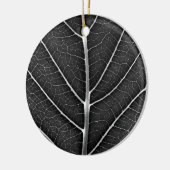 Schwarzweißblatt nah keramik ornament (Links)