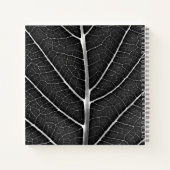 Schwarzweißblatt nah notizblock (Rückseite)