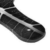 Schwarzweißblatt nah schneidebrett (Ecke)