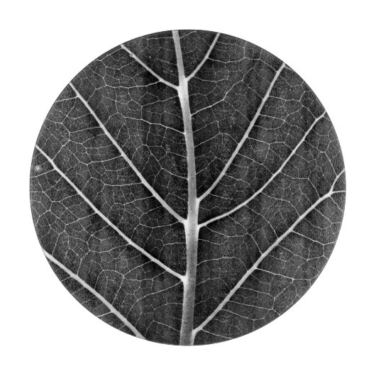 Schwarzweißblatt nah schneidebrett (Vorderseite)